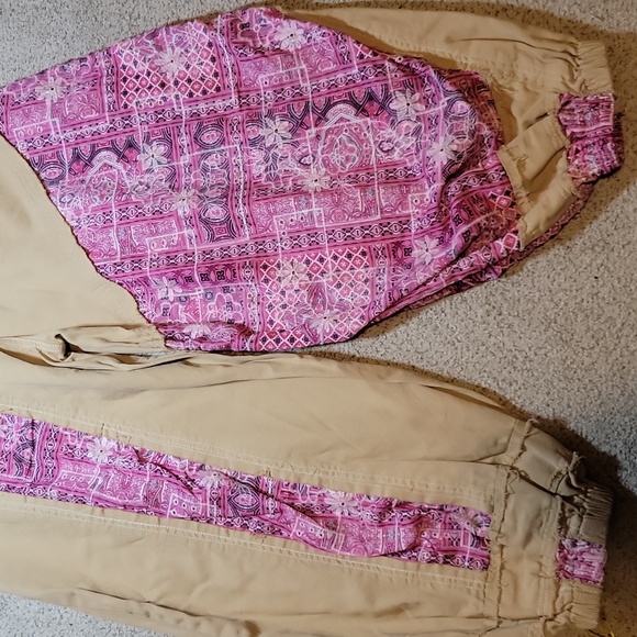 POL Vibrant Pink Patchwork Pants - Picture 6 of 7